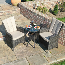 LA 2 Seat Bistro Set / Brown LA 2 Seat Bistro Set / Brown