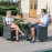 LA 2 Seat Bistro Set / Grey