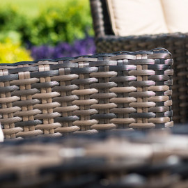 LA 8 Seat Rectangular Ice Bucket Dining Set / Brown LA 8 Seat Rectangular Ice Bucket Dining Set / Brown