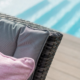 Texas 4 Seat Round Dining Set / Grey Texas 4 Seat Round Dining Set / Grey