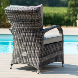 Texas 8 Seat Round Ice Bucket Dining Set with Lazy Susan / Brown Texas 8 Seat Round Ice Bucket Dining Set with Lazy Susan / Brown