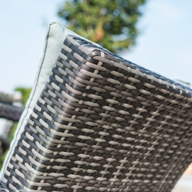 Texas 8 Seat Rectangle Ice Bucket Dining Set / Grey Texas 8 Seat Rectangle Ice Bucket Dining Set / Grey