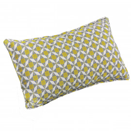 Fabric Sunbrella Bolster Cushion 30x50cm (Pack of 2) / Mosaic Yellow