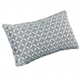 Fabric Sunbrella Bolster Cushion 30x50cm (Pack of 2) / Mosaic Glacier
