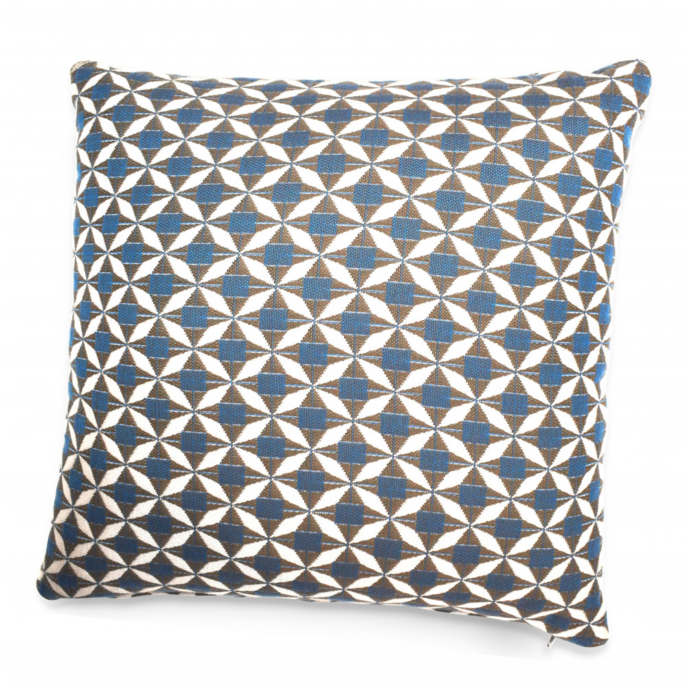 Fabric Scatter Cushion 43x43cm (Pack of 2) / Mosaic Blue Fabric Scatter Cushion 43x43cm (Pack of 2) / Mosaic Blue