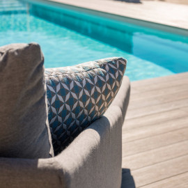 Fabric Scatter Cushion 43x43cm (Pack of 2) / Mosaic Blue Fabric Scatter Cushion 43x43cm (Pack of 2) / Mosaic Blue