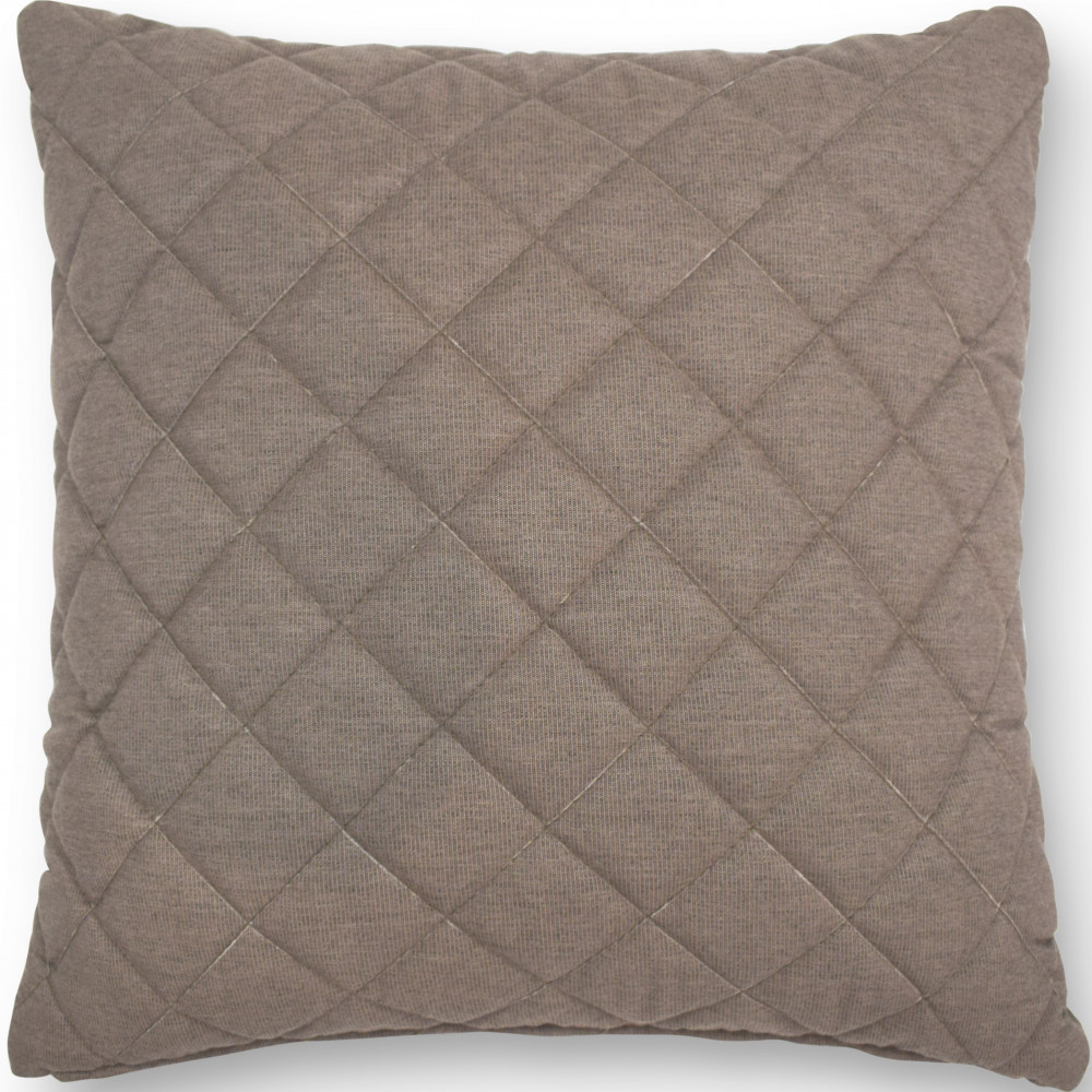 Fabric Scatter Cushion Quilted (Pack of 2) / Taupe Fabric Scatter Cushion Quilted (Pack of 2) / Taupe
