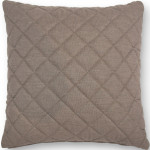 Fabric Scatter Cushion Quilted (Pack of 2) / Taupe Fabric Scatter Cushion Quilted (Pack of 2) / Taupe
