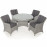 Ascot 4 Seat Round Dining Set