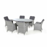 Ascot 6 Seat Oval Dining Set Ascot 6 Seat Oval Dining Set
