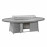 Ascot 8 Seat Oval Dining Set with Fire Pit