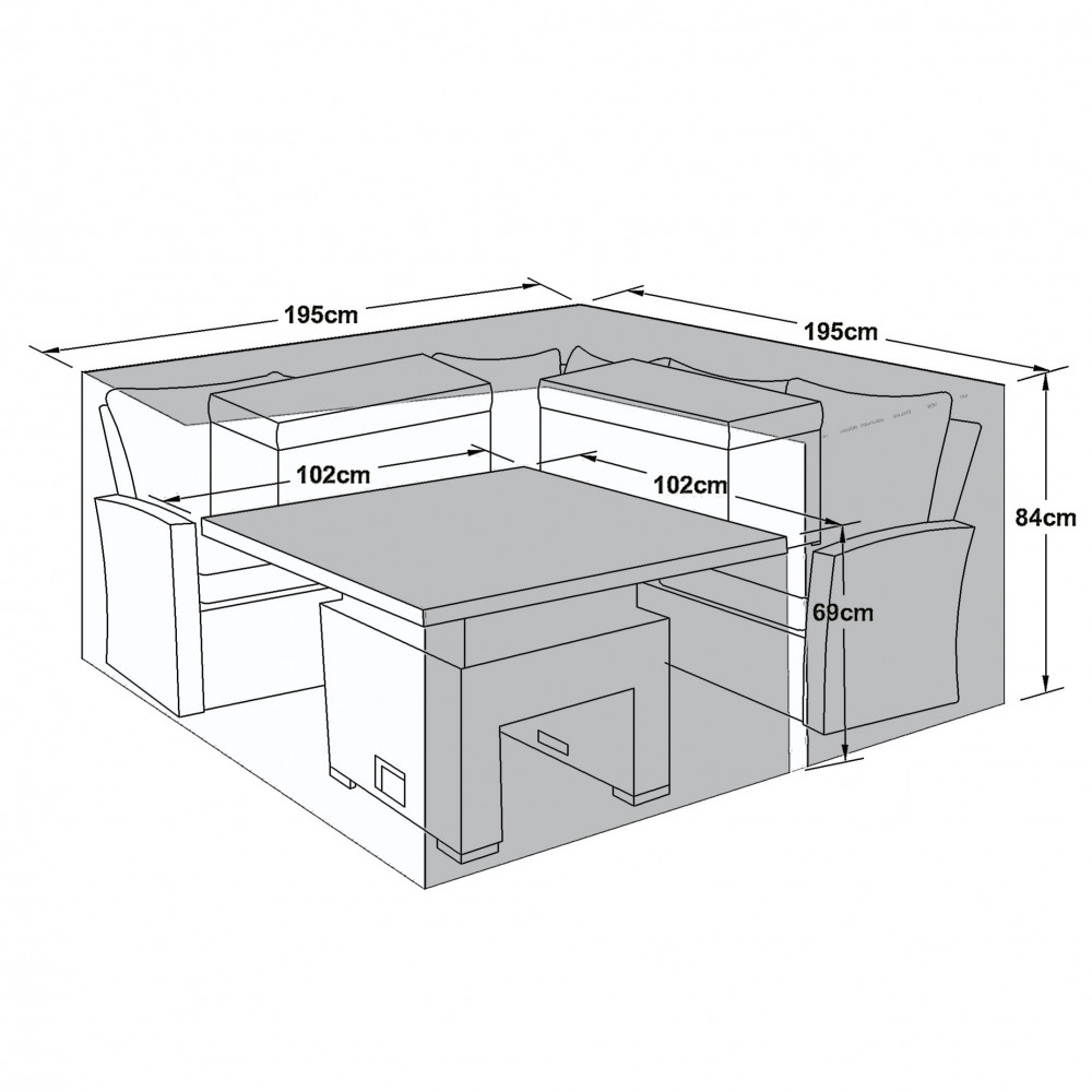 Outdoor Cover for Richmond Corner Set Outdoor Cover for Richmond Corner Set