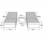 Outdoor Cover for Sunlounger Set Outdoor Cover for Sunlounger Set