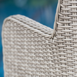 Oxford 6 Seat Round Fire Pit Dining Set with Venice Chairs and Lazy Susan Oxford 6 Seat Round Fire Pit Dining Set with Venice Chairs and Lazy Susan