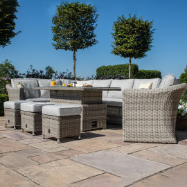 Oxford Deluxe Corner Dining Set with Rising Table and Armchair Oxford Deluxe Corner Dining Set with Rising Table and Armchair