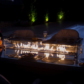 Winchester 8 Seat Oval Fire Pit Dining Set with Venice Chairs Winchester 8 Seat Oval Fire Pit Dining Set with Venice Chairs