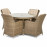 Winchester 4 Seat Round Dining Set with Venice Chairs
