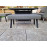 LUNA L shape sofa with gas firepit &amp; ottomans