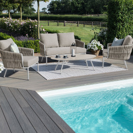 Marina 2 Seat Sofa Set / Sandstone Marina 2 Seat Sofa Set / Sandstone