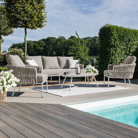 Marina 3 Seat Sofa Set / Sandstone Marina 3 Seat Sofa Set / Sandstone