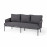 Marina 3 Seat Sofa Set / Charcoal