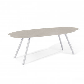 Marina 8 Seat Oval Dining Set / Sandstone Marina 8 Seat Oval Dining Set / Sandstone