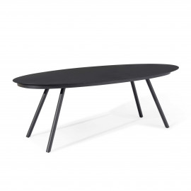 Marina 8 Seat Oval Dining Set / Charcoal Marina 8 Seat Oval Dining Set / Charcoal