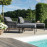 Marina Double Sunlounger Set / Charcoal