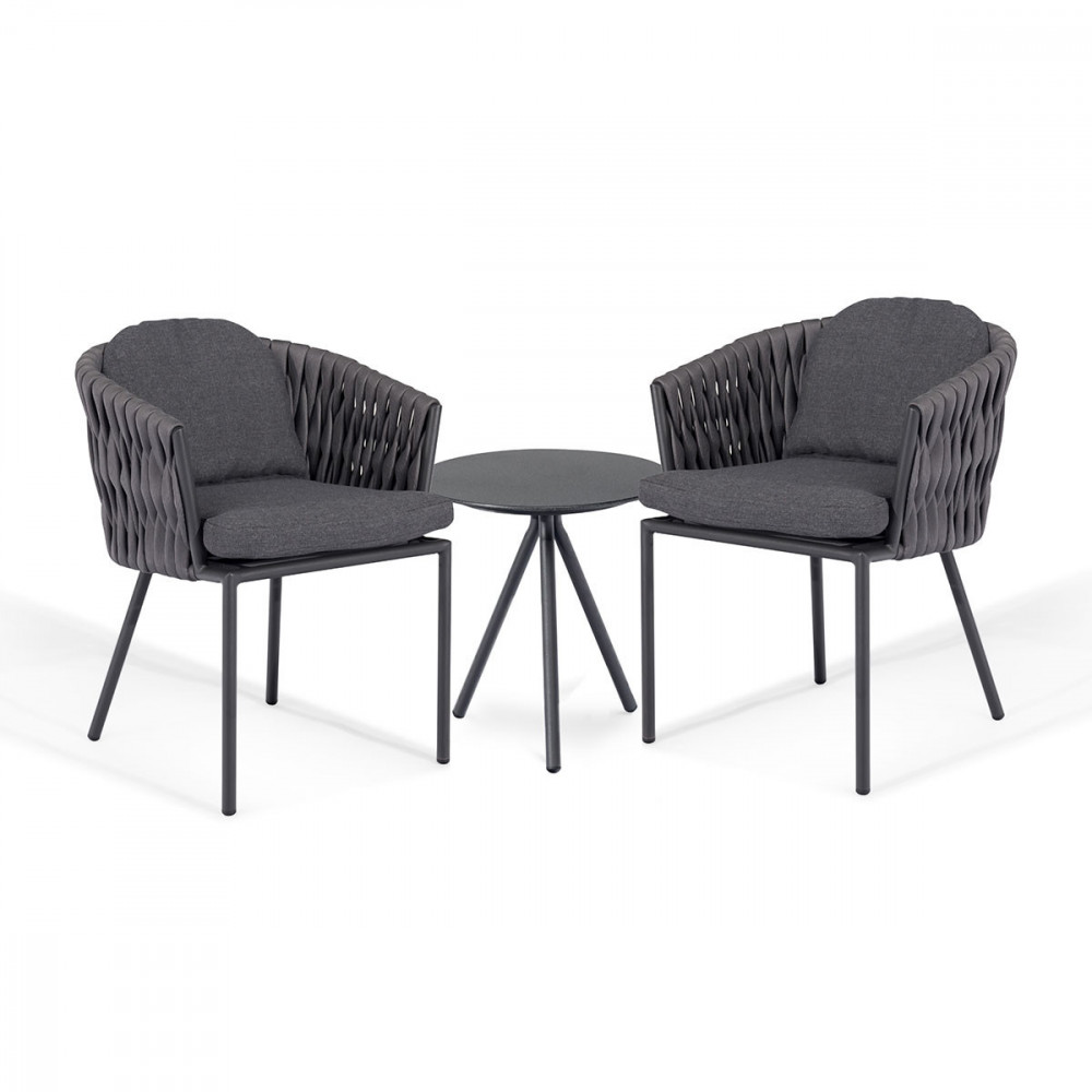 Marina Bistro Set / Charcoal Marina Bistro Set / Charcoal