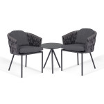 Marina Bistro Set / Charcoal Marina Bistro Set / Charcoal