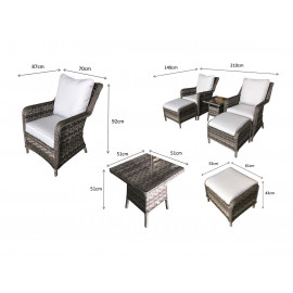 MIA Lounge Set Grey MIA Lounge Set Grey