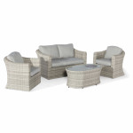 Oxford 2 Seat Sofa Set with Fire Pit Coffee Table Oxford 2 Seat Sofa Set with Fire Pit Coffee Table