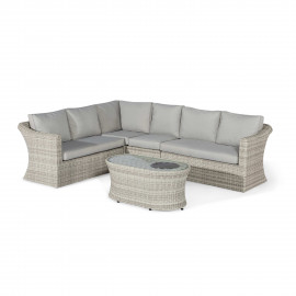 Oxford Large Corner Sofa with Fire Pit Coffee Table