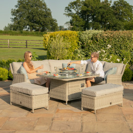 Oxford Royal Corner with Fire Pit Oxford Royal Corner with Fire Pit