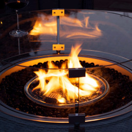 Oxford Royal U Shaped Sofa Set with Fire Pit Table Oxford Royal U Shaped Sofa Set with Fire Pit Table