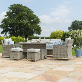 Oxford Sofa Dining Set with Ice Bucket & Rising Table Oxford Sofa Dining Set with Ice Bucket & Rising Table