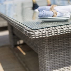 Oxford Sofa Dining Set with Ice Bucket & Rising Table Oxford Sofa Dining Set with Ice Bucket & Rising Table