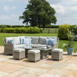 Oxford Corner Dining Set with Ice Bucket & Rising Table Oxford Corner Dining Set with Ice Bucket & Rising Table