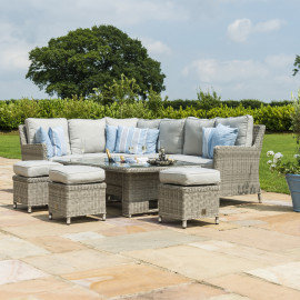 Oxford Corner Dining Set with Ice Bucket & Rising Table Oxford Corner Dining Set with Ice Bucket & Rising Table