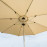 Parasol Round 3m Beige
