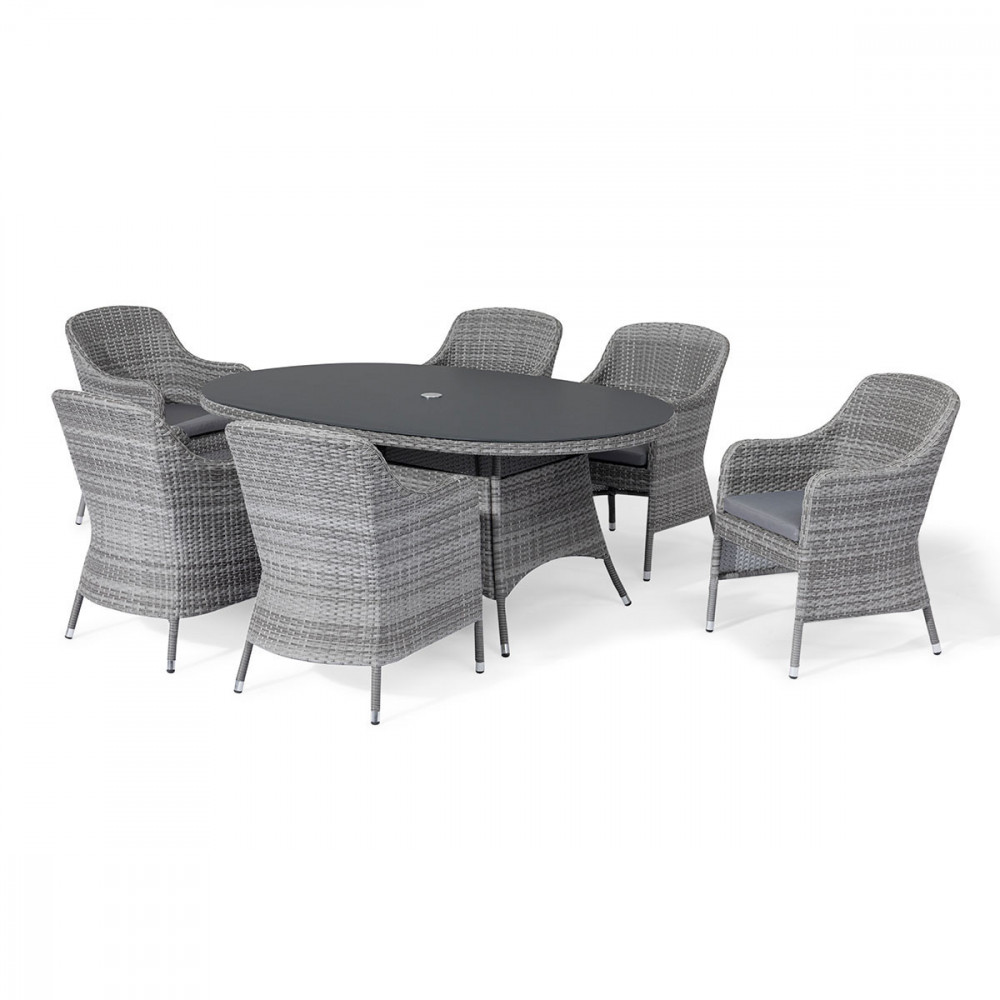 Santorini 6 Seat Oval Dining Set Santorini 6 Seat Oval Dining Set
