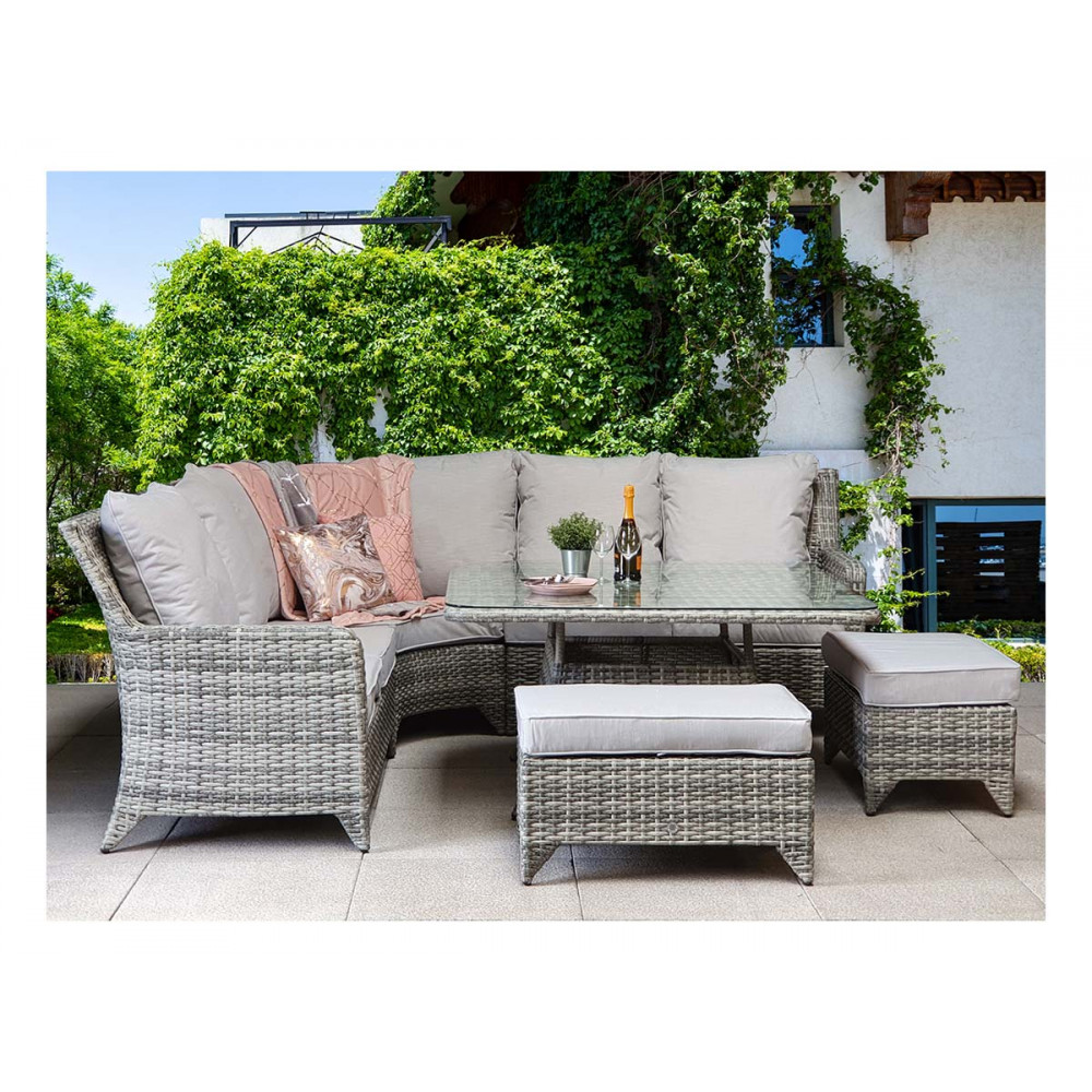 SARAH Corner Dining in Grey SARAH Corner Dining in Grey