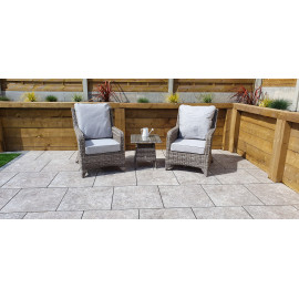 SARAH Lounge set in Grey Alexandra Weave