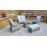 SARAH Grey 4 seat sofa set with new coffee table design