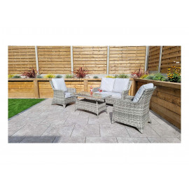 SARAH Grey 4 seat sofa set with new coffee table design SARAH Grey 4 seat sofa set with new coffee table design