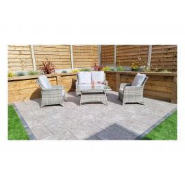 SARAH Grey 4 seat sofa set with new coffee table design SARAH Grey 4 seat sofa set with new coffee table design