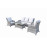 SARAH Grey 5 seat sofa set with new coffee table design