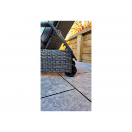 SAVANNAH Single Sunbed Grey