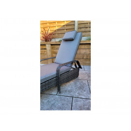 SAVANNAH Single Sunbed Grey