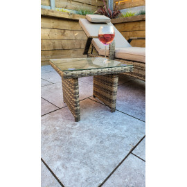 SAVANNAH Single Sunbed Nature Brown